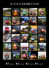 Indlæs billede til gallerivisning Collage MY, MX, MZ og ME sort baggrund