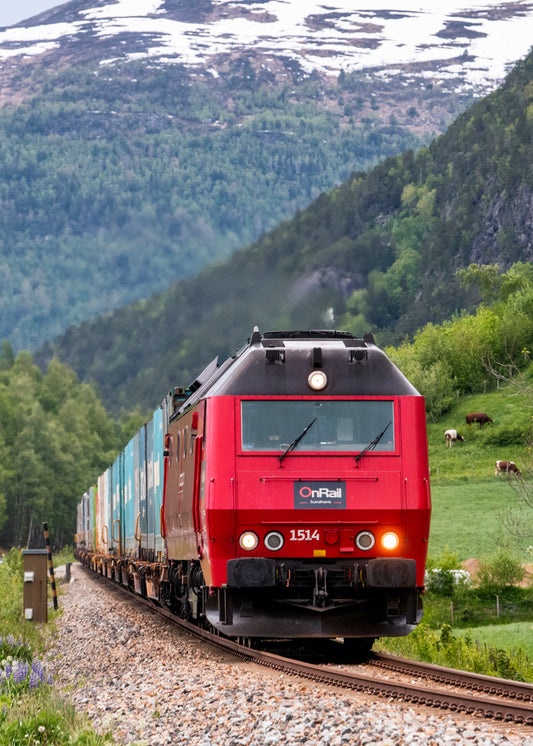 TME 1514 med godstog