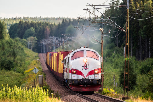 TÅGAB TMY med tomme tømmervogne II