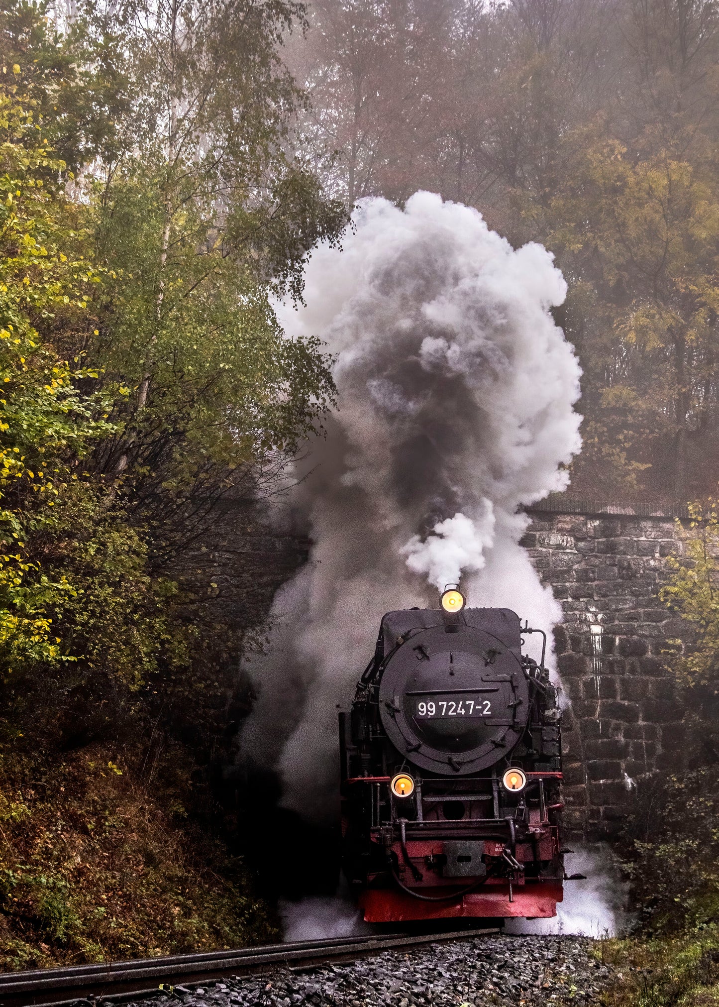 HSB 99 7247 ved tunnelen i Thumkuhlen-dalen