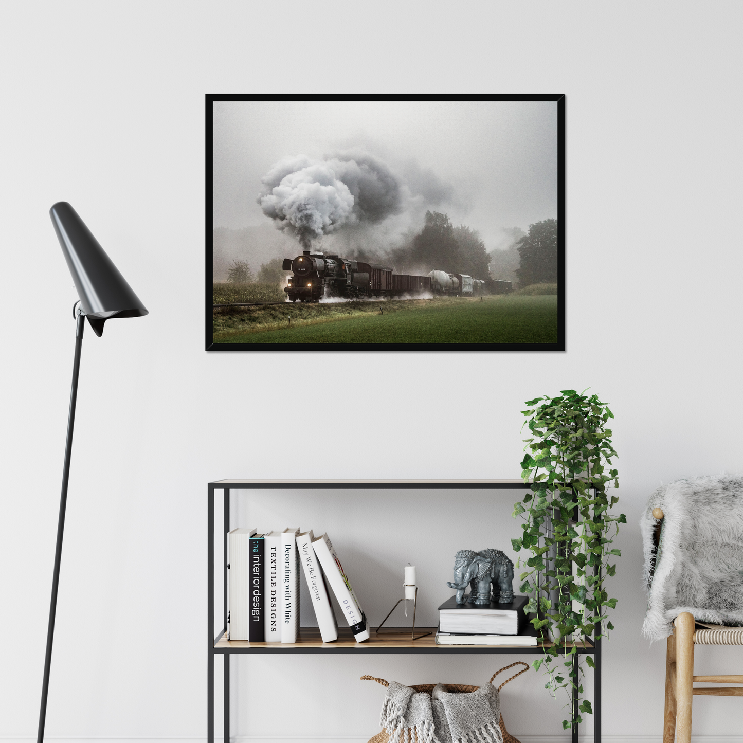 BR 52 3879 med godstog